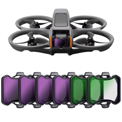 NEEWER Filter-Set für DJI Avata 2 – 6-teilig (ND8/16/32/64, CPL, UV) | Mehr Kontrolle & brillante Farben